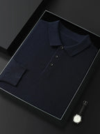Camisola Polo Montreux de homem em mistura de lã MotionCare — vista 10