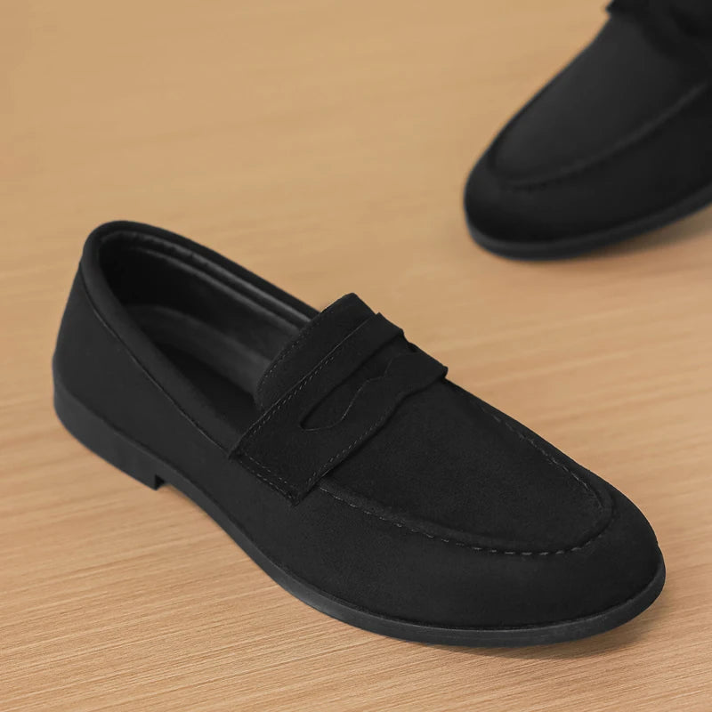 Mocassim Riviera de homem em pele camurçada MotionCare — vista 3